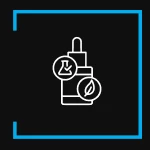 Spa and wellness icon with candle